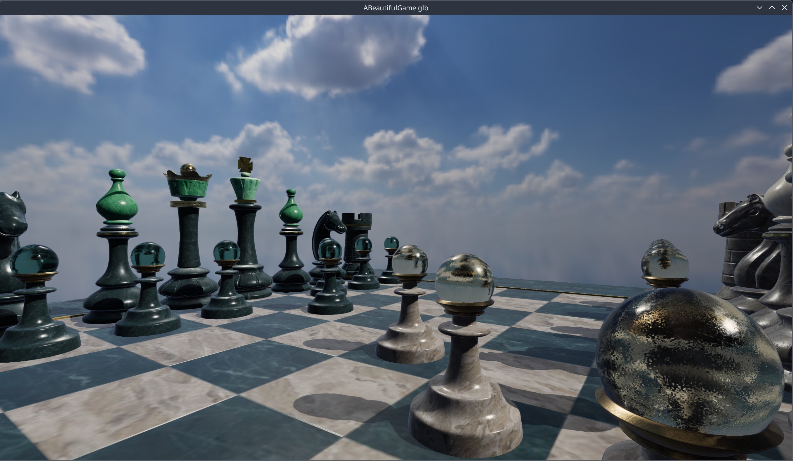 Move the mouse around to inspect the model. Mousewheel zooms in & out. click on the window to lock the cursor to the window (and click again to release). Escape key closes the window.